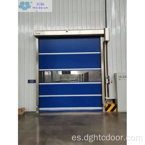 Puertas de obturador de PVC automática de alta velocidad automática de alta velocidad